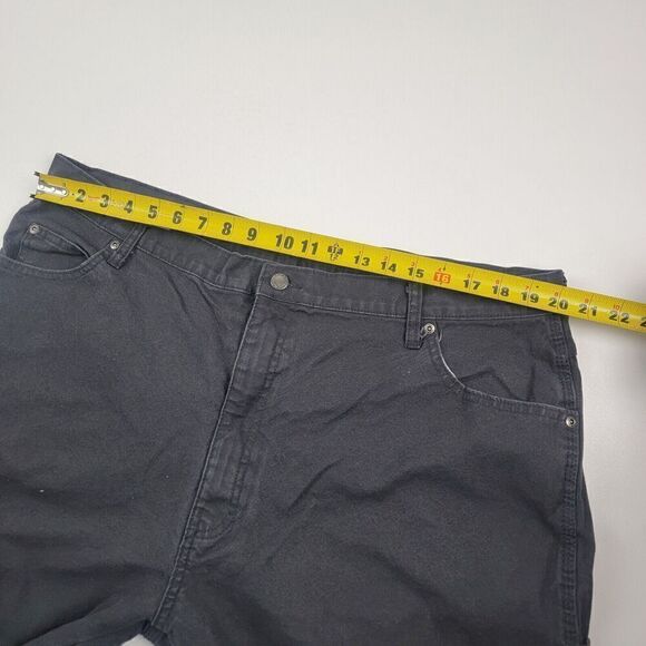 Vintage Y2k Men's 42X30 Dickies Distressed Black Carpenter Cargo Baggy Pants - Picture 8 of 11